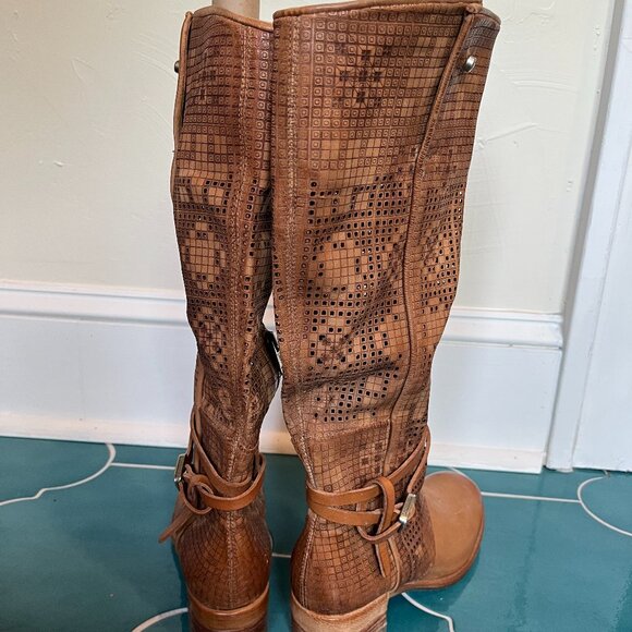 A.S. 98 Tall Perforated detailed Boots - Picture 9 of 14